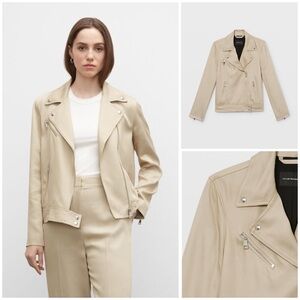 🅲🅼 Club Monaco ~ Womens Relaxed Moto Jacket